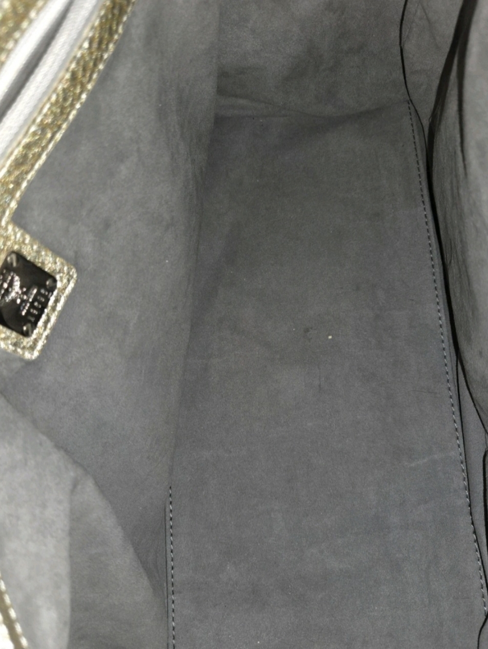 RARE MCM Princess Lion Black Satchel with Pink & Yellow Stripe and Gold Accents - Picture 15 of 17